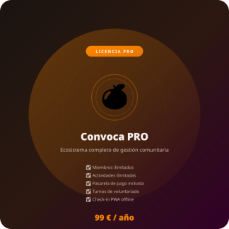 Licencia Convoca PRO